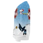 Umass Minutemen Sweater Custom Winter Football Snoopy Blue White Best Selling