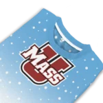 Umass Minutemen Sweater Custom Winter Football Snoopy Blue White Best Selling