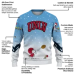 Unlv Rebels Sweater Customized Winter Football Snoopy Blue White Best Selling