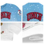 Unlv Rebels Sweater Customized Winter Football Snoopy Blue White Best Selling