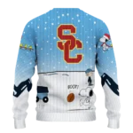 Usc Trojans Sweater Customized Winter Football Snoopy Blue White Best Selling