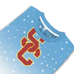 Usc Trojans Sweater Customized Winter Football Snoopy Blue White Best Selling