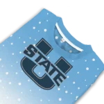 Utah State Aggies Sweater Customized Winter Football Snoopy Blue White Best Selling