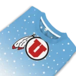 Utah Utes Sweater Personalized Winter Football Snoopy Blue White Best Selling