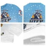 Utep Miners Sweater Customized Winter Football Snoopy Blue White Best Selling