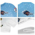 Utsa Roadrunners Sweater Custom Winter Football Snoopy Blue White Best Selling
