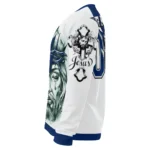 Vancouver Canucks Sweater Personalized Jesus Tear Blue White Best Selling