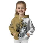 Vegas Golden Knights Hoodie Custom Jesus Tear Tan Best Selling