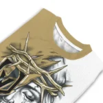 Vegas Golden Knights Sweater Custom Jesus Tear Tan White Best Selling