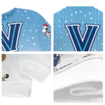 Villanova Wildcats Sweater Custom Winter Football Snoopy Blue White Best Selling