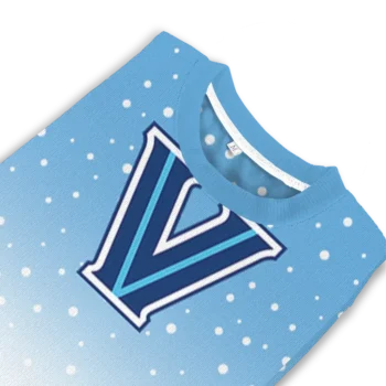 Villanova Wildcats Sweater Custom Winter Football Snoopy Blue White Top Rated