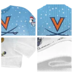 Virginia Cavaliers Sweater Customized Winter Football Snoopy Blue White Best Selling