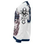 Washington Capitals Sweater Customized Jesus Tear Blue White Best Selling