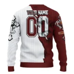 Washington Commanders Sweater Custom Jesus Tear Burgundy White Best Selling