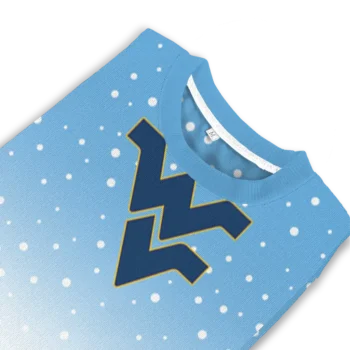 West Virginia Mountaineers Sweater Custom Winter Football Snoopy Blue White Top Rated