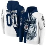 Winnipeg Jets Hoodie Personalized Jesus Tear Blue Best Selling