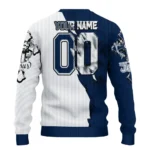 Winnipeg Jets Sweater Personalized Jesus Tear Blue White Best Selling