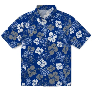 Air Force Falcons Hawaiian Shirt - Hibiscus Bloom
