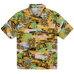 kennesaw-state-owls-hawaiian-shirt-flamingo-retreat-gold-best-selling.webp