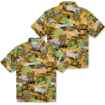 kennesaw-state-owls-hawaiian-shirt-flamingo-retreat-gold-best-selling.webp