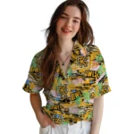kennesaw-state-owls-hawaiian-shirt-flamingo-retreat-gold-best-selling.webp