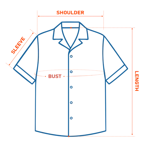 men hawaiian shirt size guide
